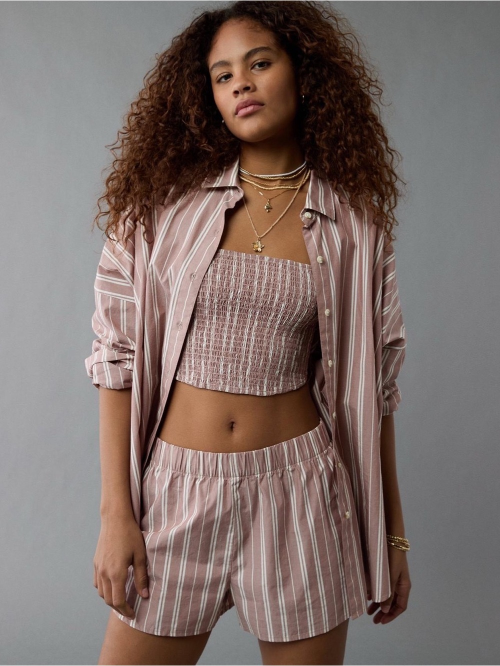 American Eagle x Summer I Turned Pretty 3 piece shorts set-NWT- Size XXL